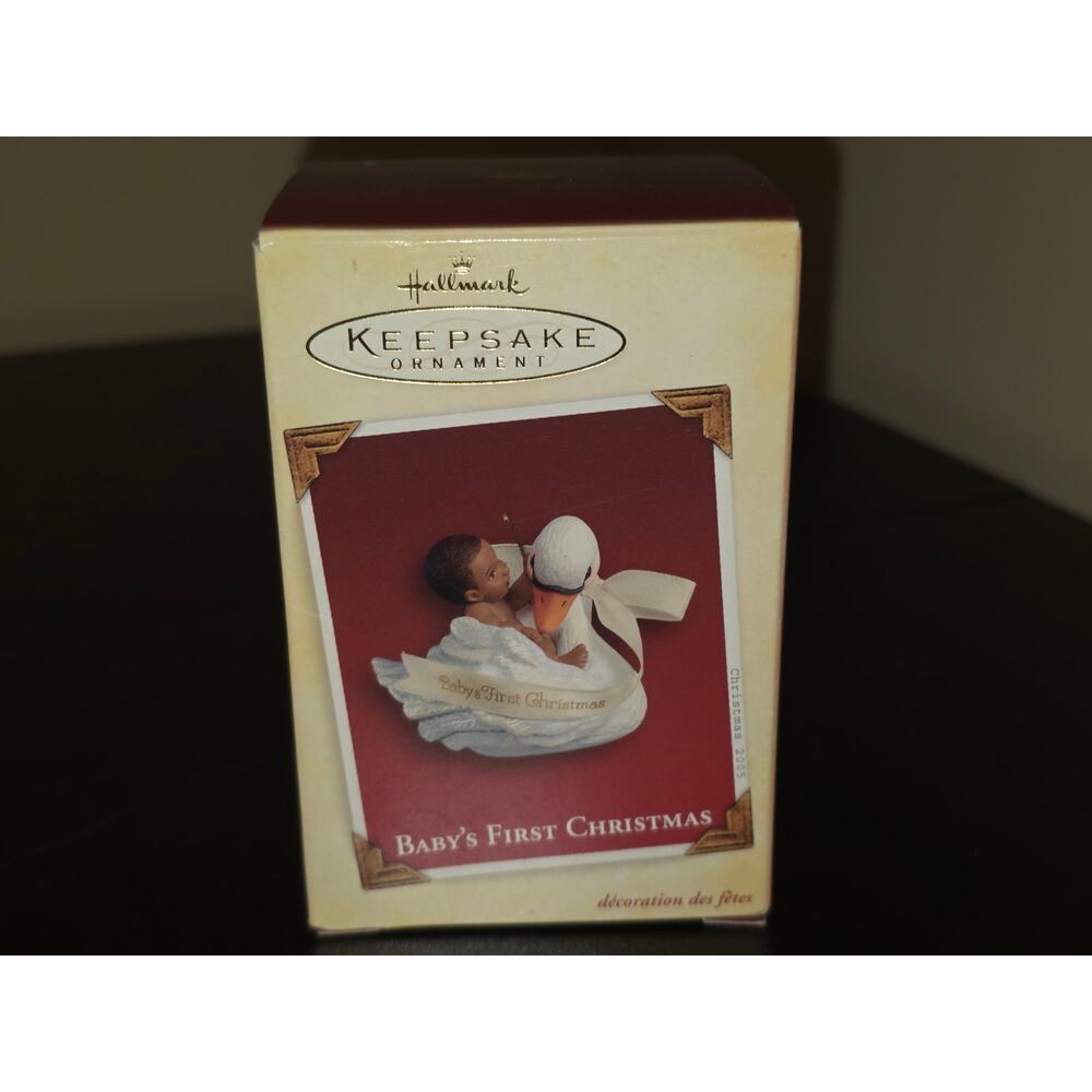Hallmark Keepsake Ornament Baby's First Christmas 2005 NEW Baby and‎ Swan